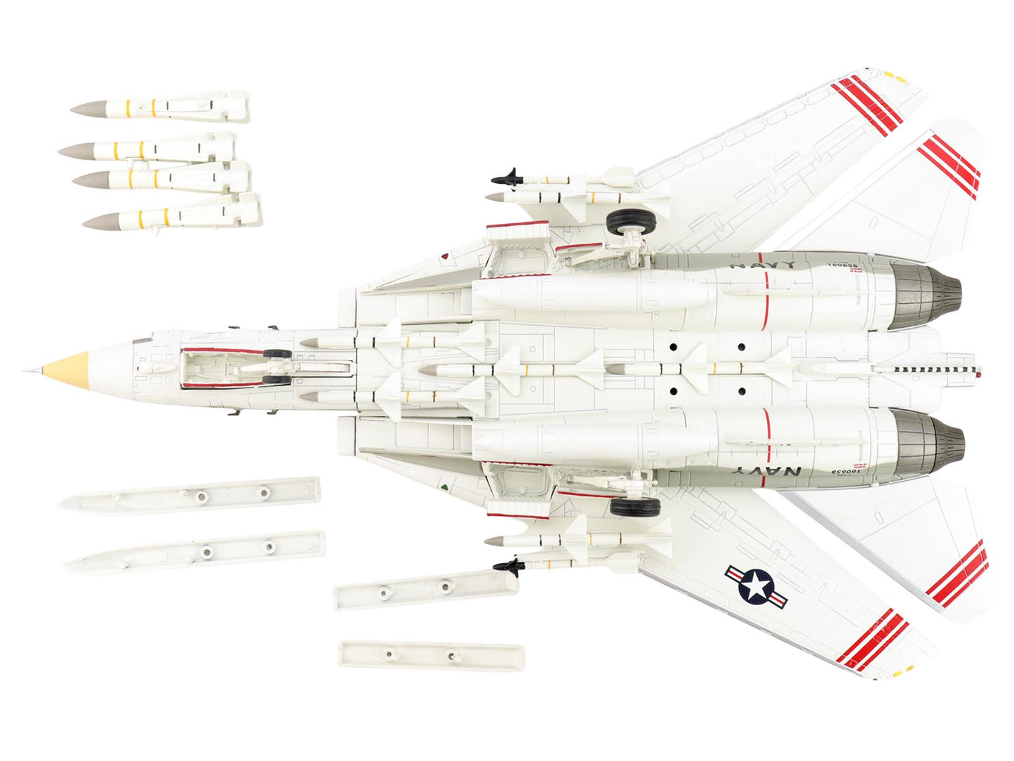 Grumman F-14A Tomcat Fighter Aircraft "VFA-124 Gunfighters" (1978) United States Navy "Air Power Series" 1/72 T&y Diecast Model by Hobby Master