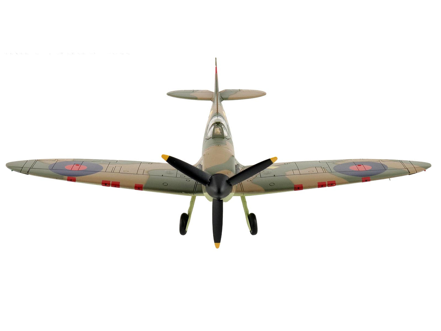 Supermarine Spitfire Mk.1a Fighter Aircraft "X4009 Flight Lieutenant P.C. Hughes" (1940) British Royal Air Force "Air Power Series" 1/48 Diecast Model by Hobby Master