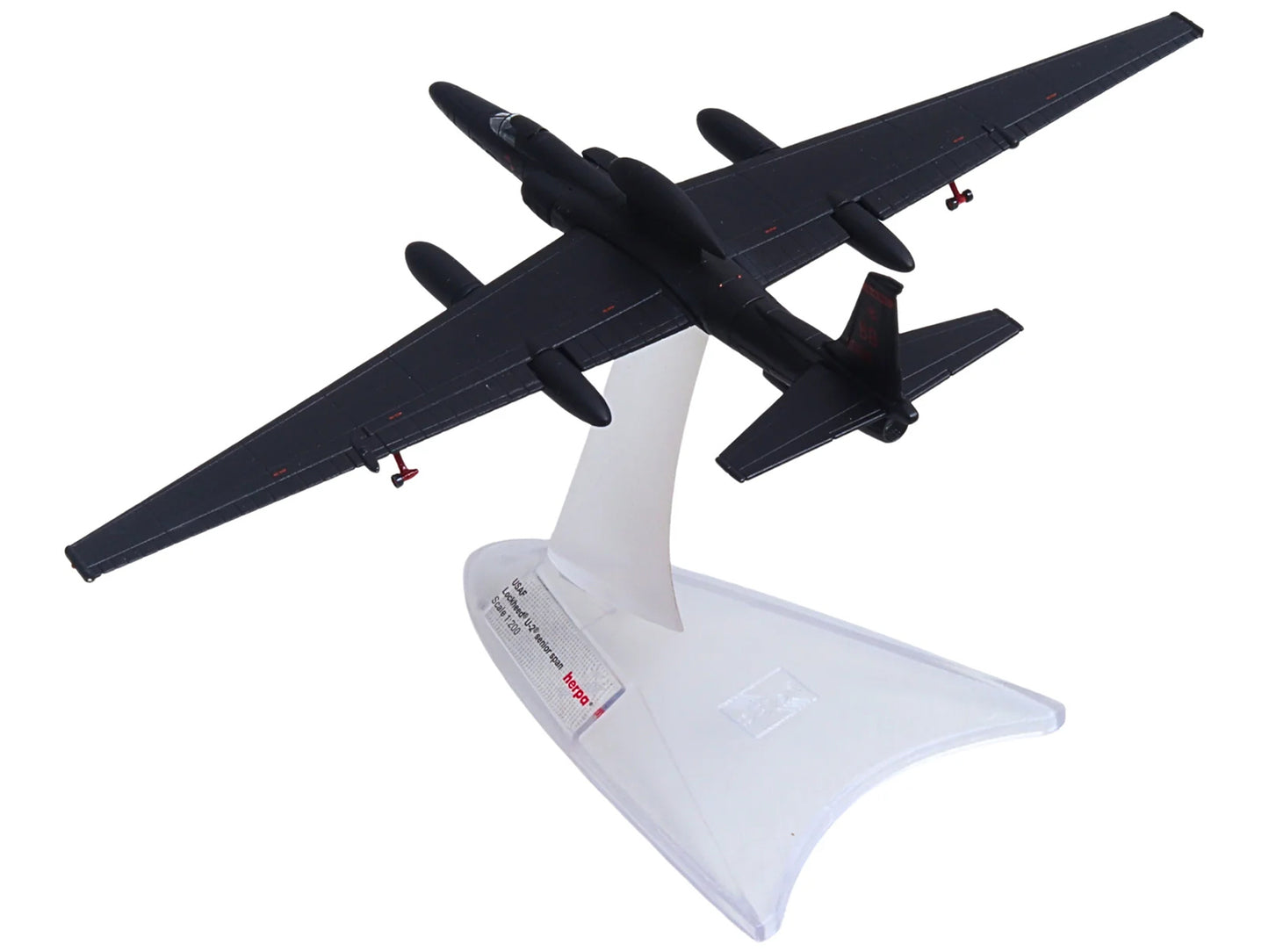 Lockheed U-2S Dragon Lady Aircraft "Senior Span 99th Reconnaissance Squadron 9th Reconnaissance Wing" (80-1084) United States Air Force 1/200 Diecast Model by Herpa