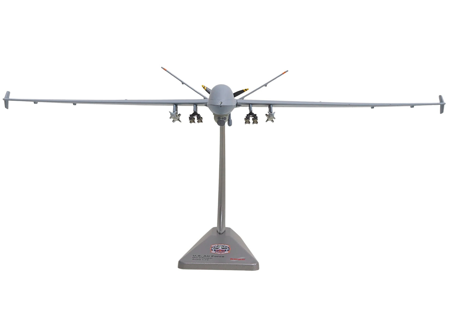 General Atomics MQ-9A Reaper Block 5 UAV "New York Air National Guard 108th Attack Squadron Hancock Field Air National Guard Base" United States Air Force "Military" Series 1/72 Diecast Model by Herpa