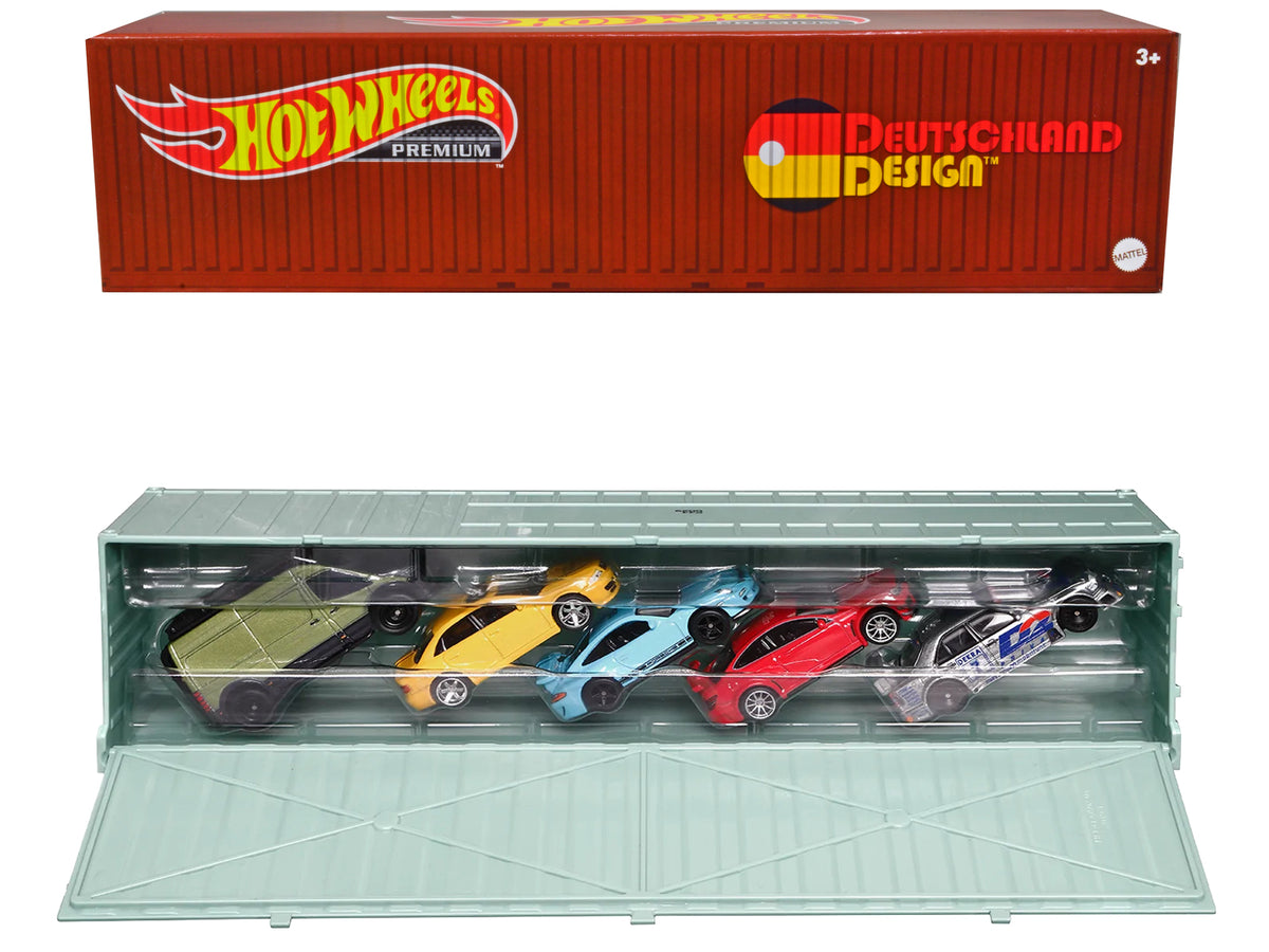 2022 5 Container Diecast Model Cars by Hot Diecast Model Car - Hotwheels