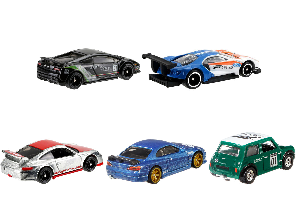 "Forza Motorsport" 5 piece Set Diecast Model Cars by Hot Wheels - Hotwheels