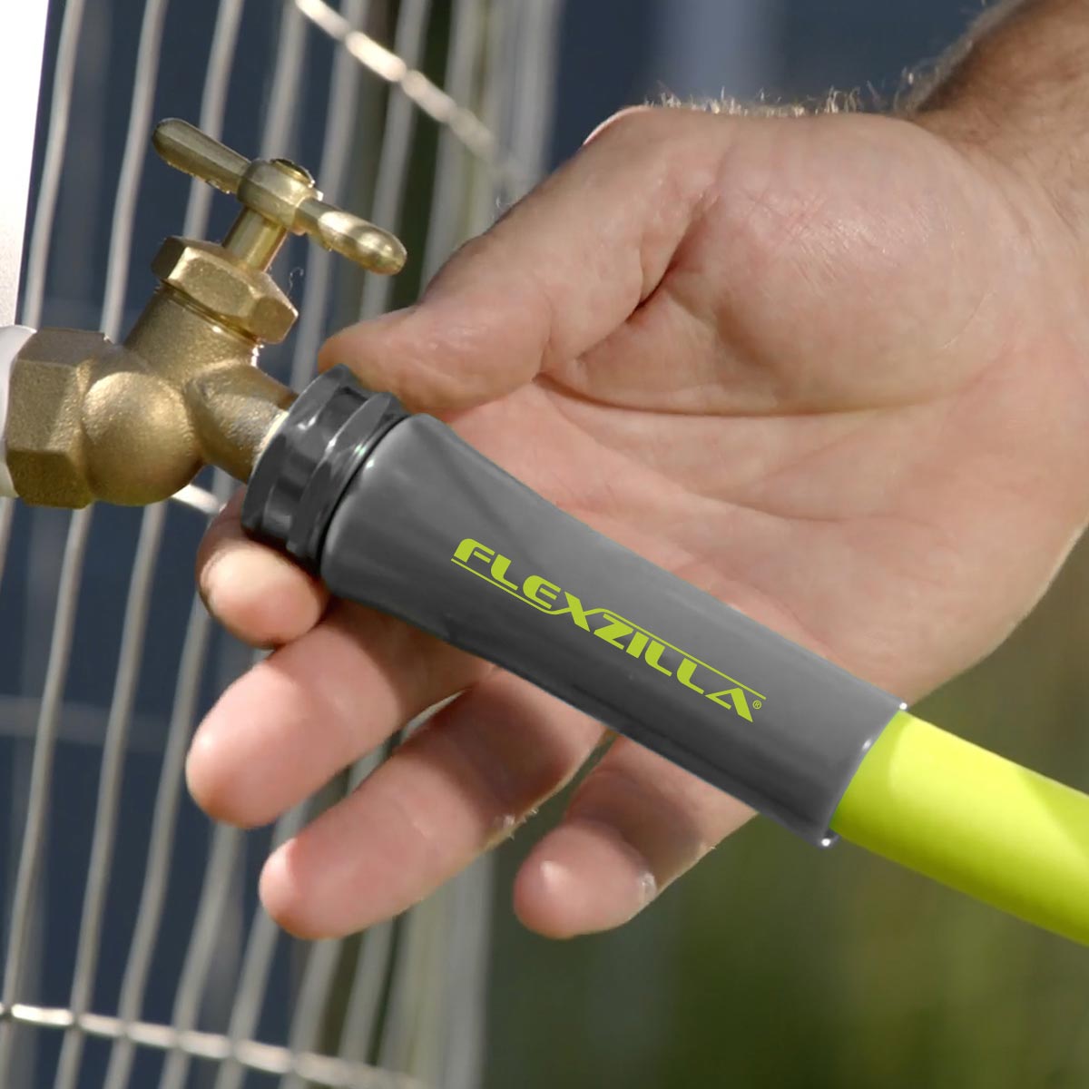 Flexzilla® Garden Hose 3/4" x 50' 3/4" - 11 1/2 GHT Fittings ZillaGreen®