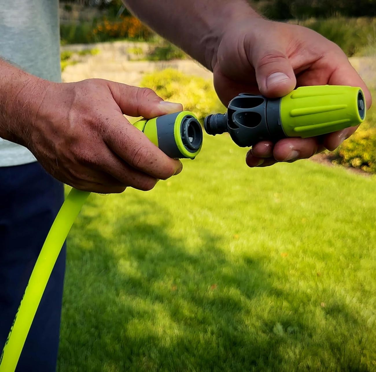 Flexzilla Garden Hose Quick Connect Fittings Coupler Plug Kit (5 Piece)