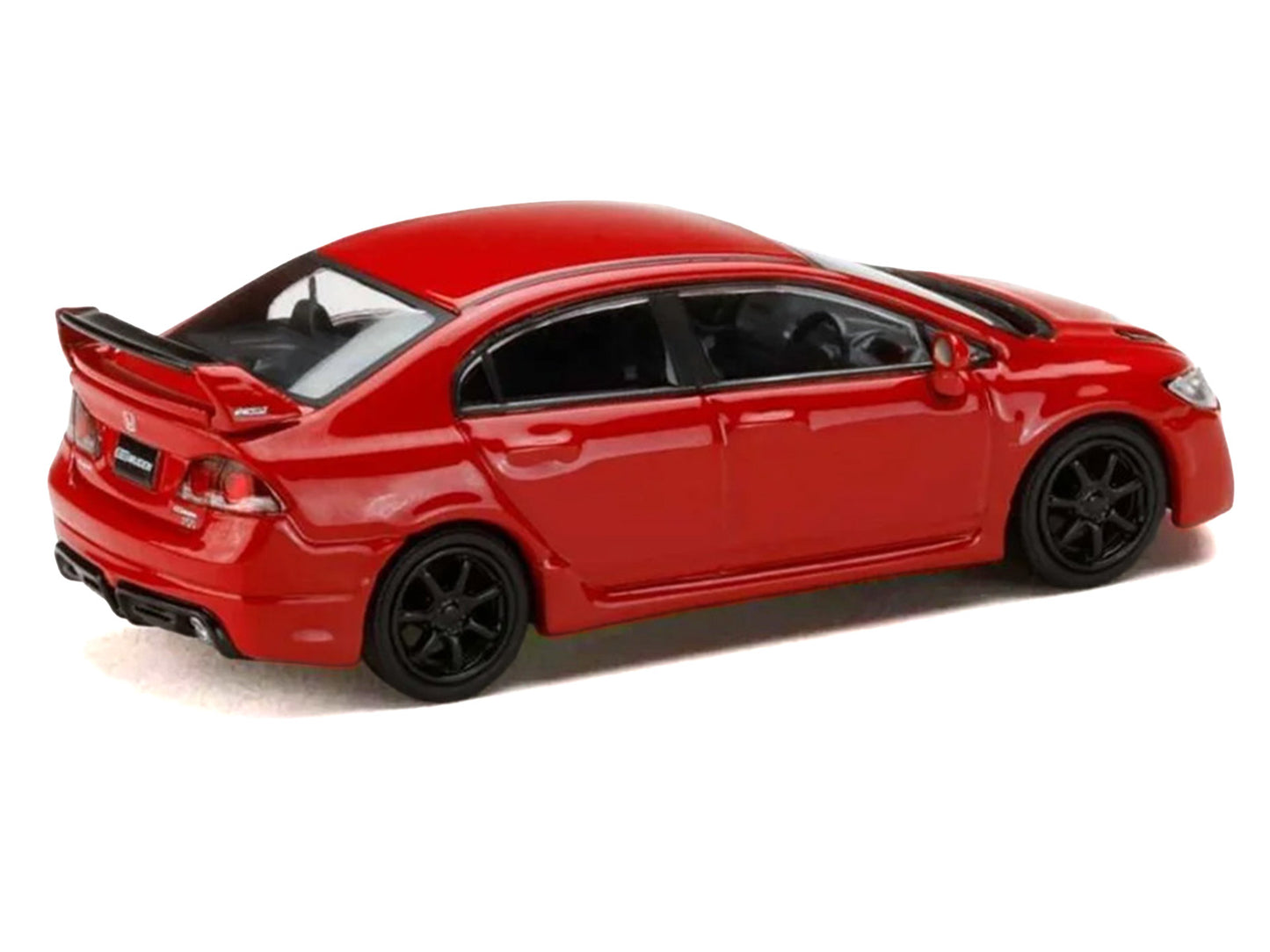 Honda Civic Mugen RR (FD2) RHD (Right Hand Drive) Milano Red "JDM64" Series 1/64 Diecast Model Car by Hobby Japan