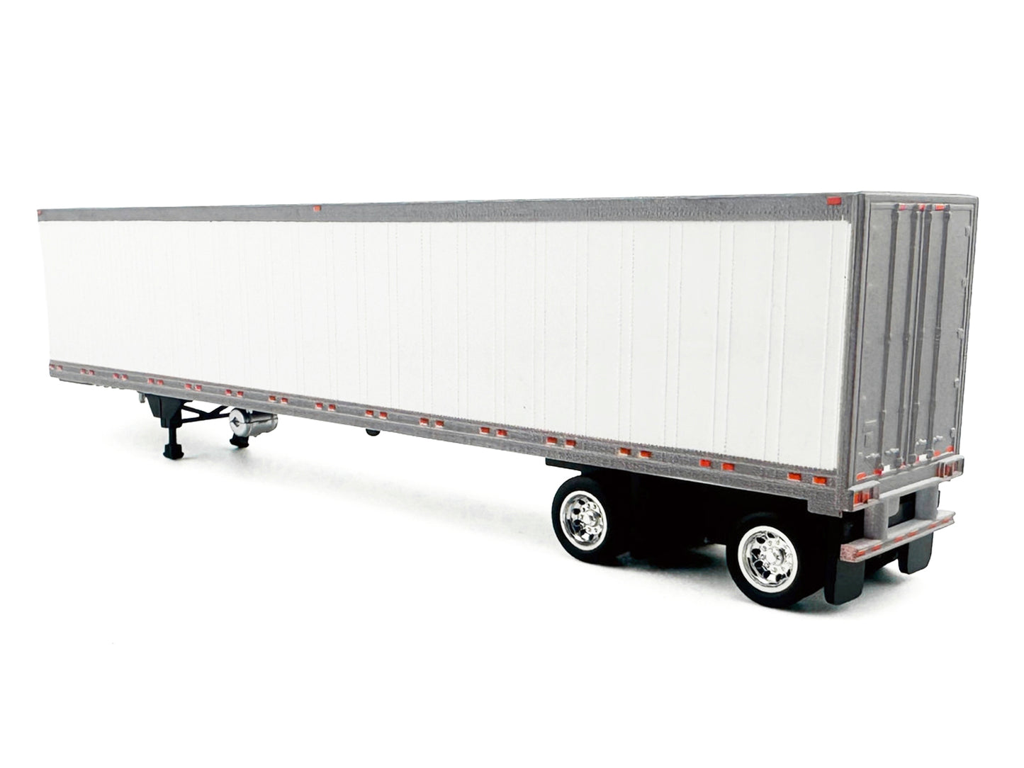 53' Spread Axle Refrigerated Trailer White 1/87 (HO) Plastic Model Car by HO Logistics