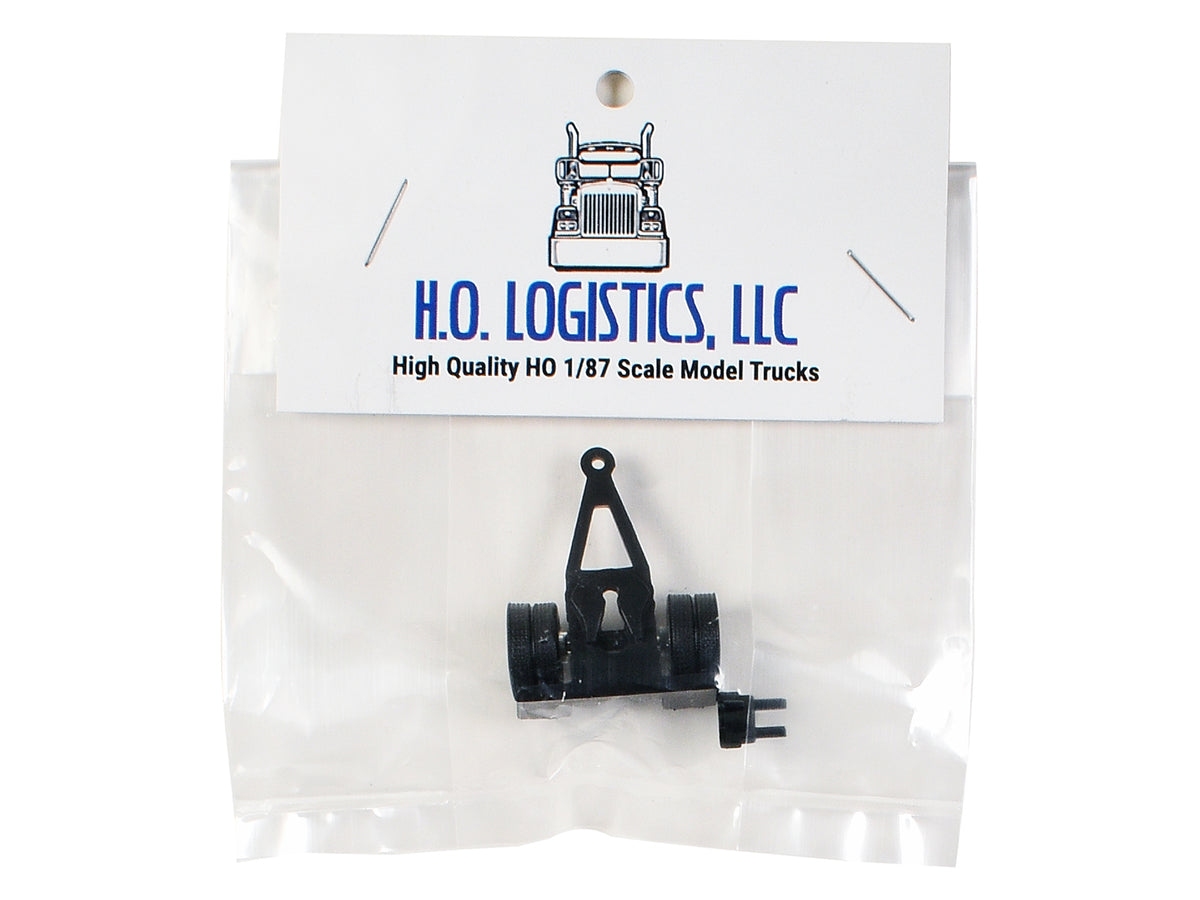 Trailer Dolly Black Kit 1/87 (HO) Plastic Model by HO Logistics
