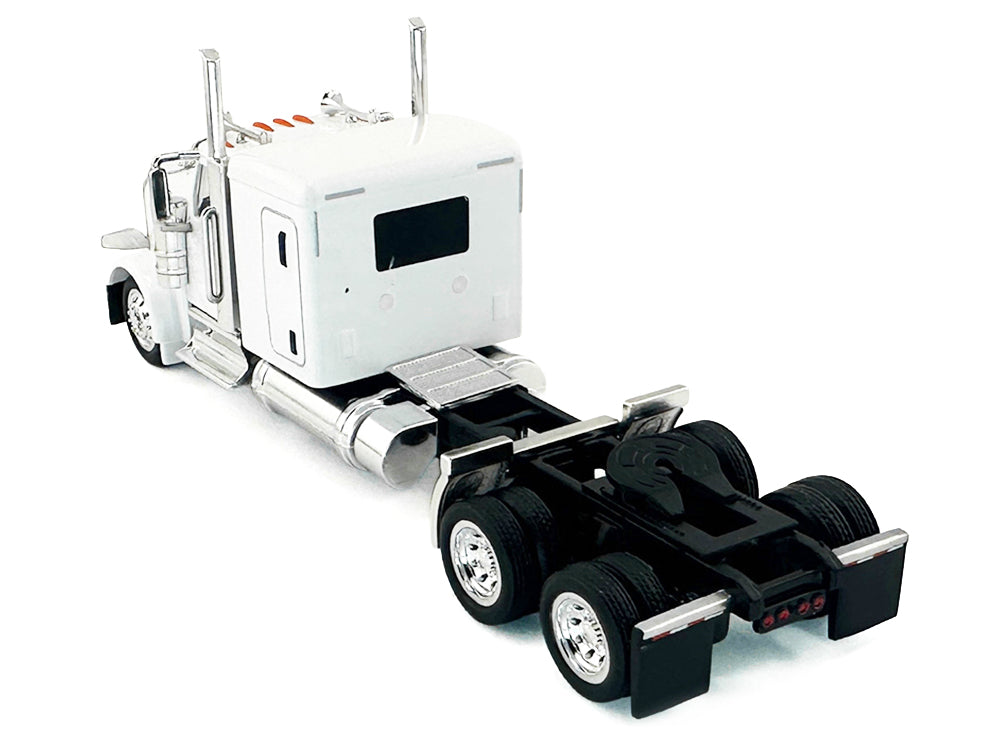 Peterbilt 589 Truck with 72 Inch Sleeper White 1/87 (HO) Plastic Model