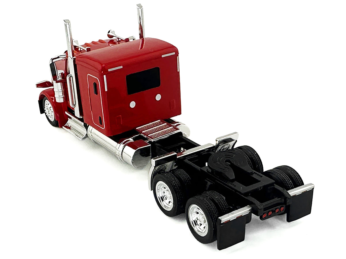 Peterbilt 589 Truck with 72 Inch Sleeper Red 1/87 (HO) Plastic Model