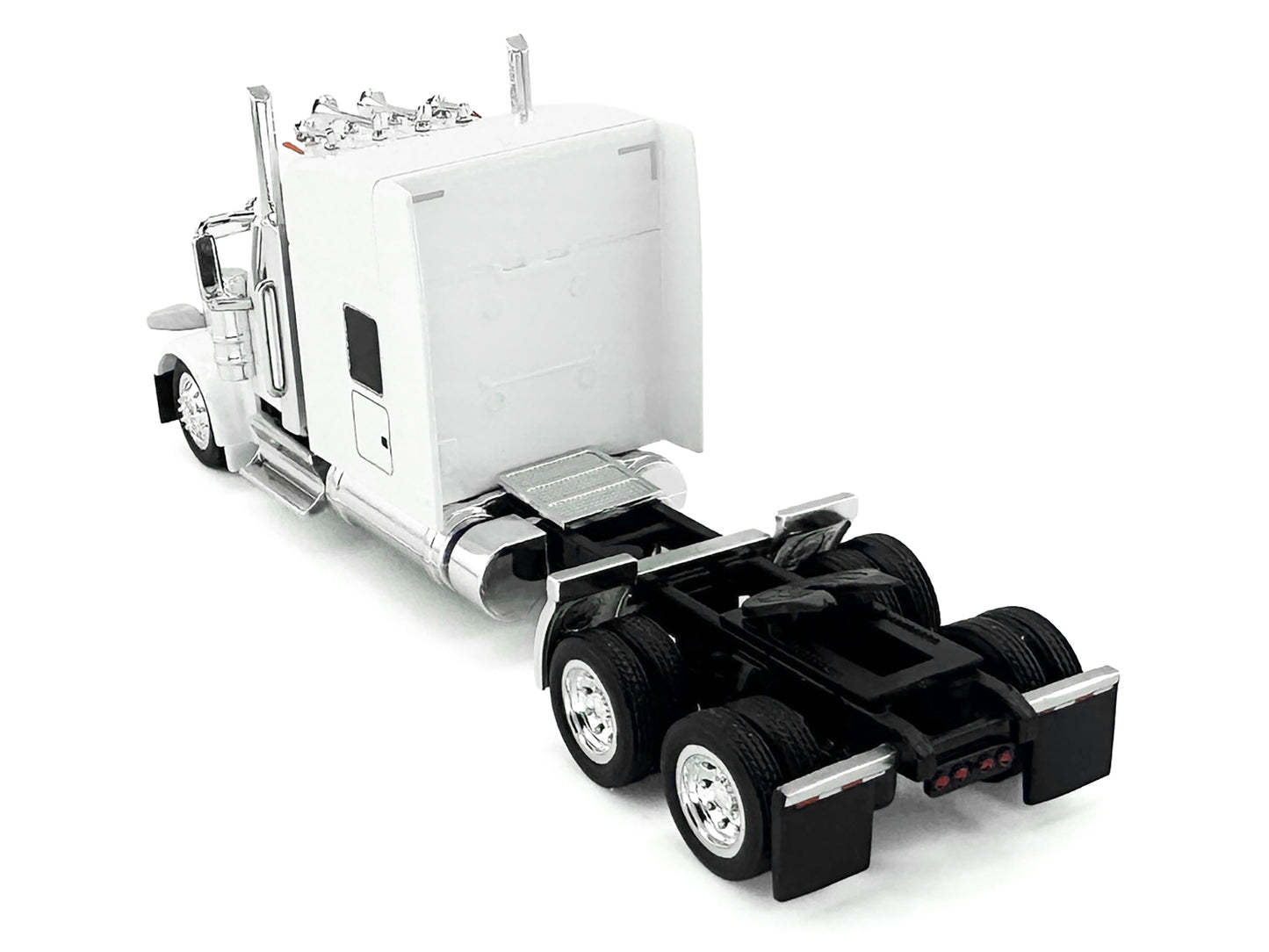 Kenworth W990 with Stand Up Sleeper Cab White 1/87 (HO) Plastic Model