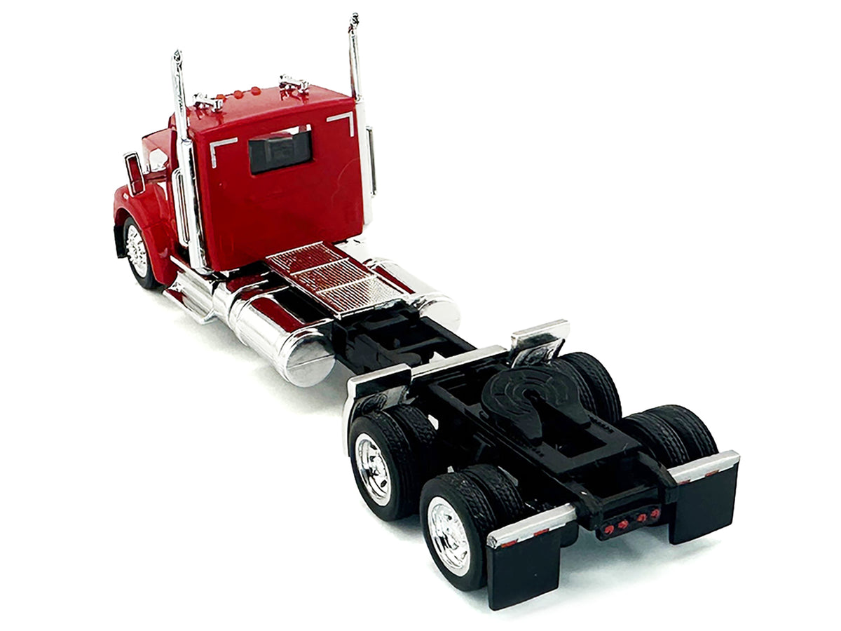 Kenworth W990 2-Axel Day Cab Red 1/87 (HO) Plastic Model by HO Logistics