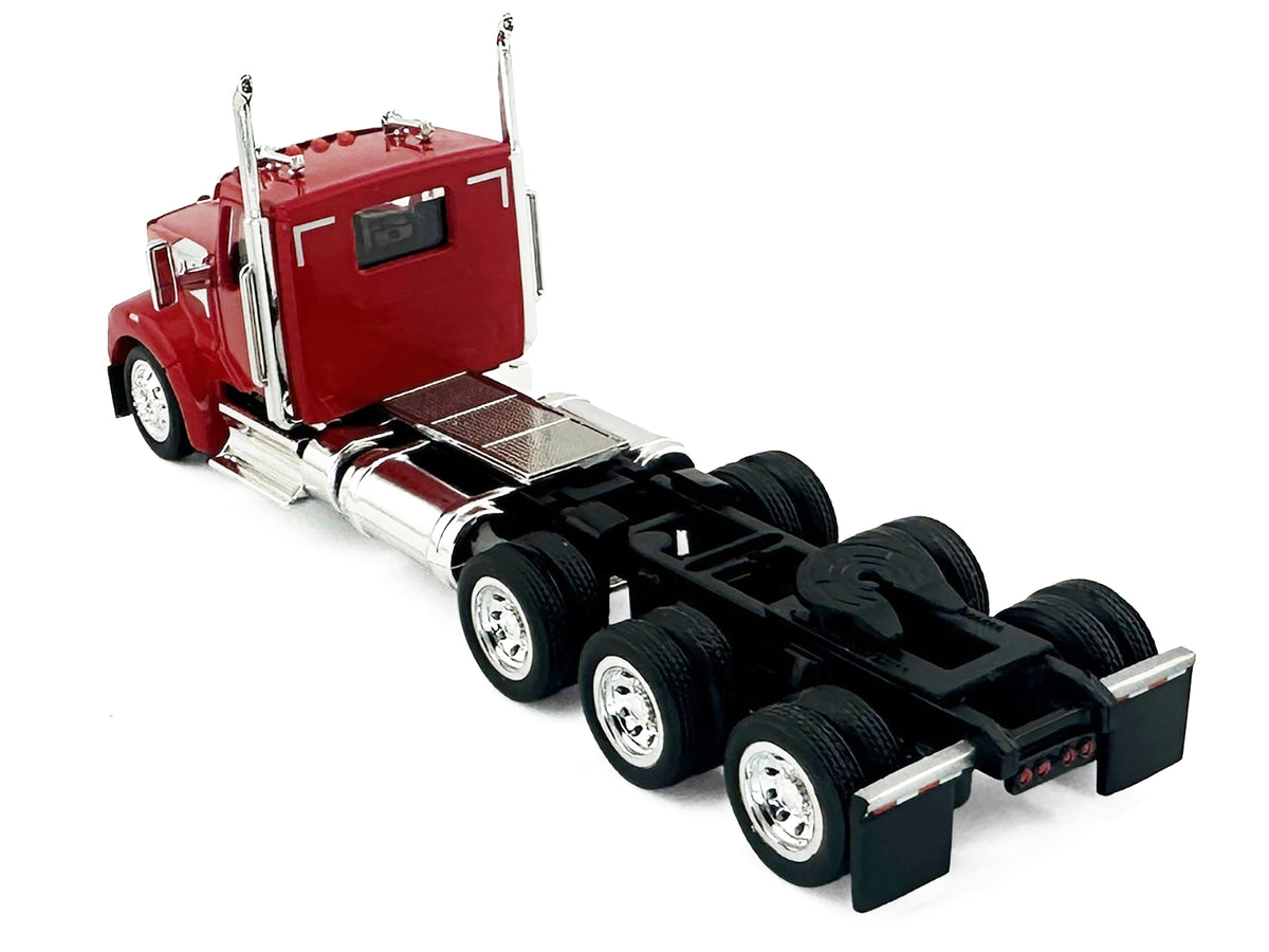 Kenworth W990 3-Axel Day Cab Red 1/87 (HO) Plastic Model by HO Logistics
