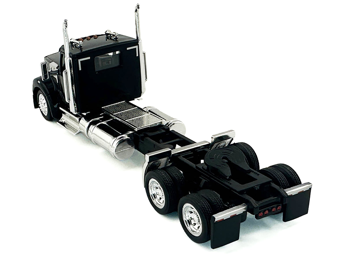 Kenworth W990 2-Axel Day Cab Black 1/87 (HO) Plastic Model by HO Logistics