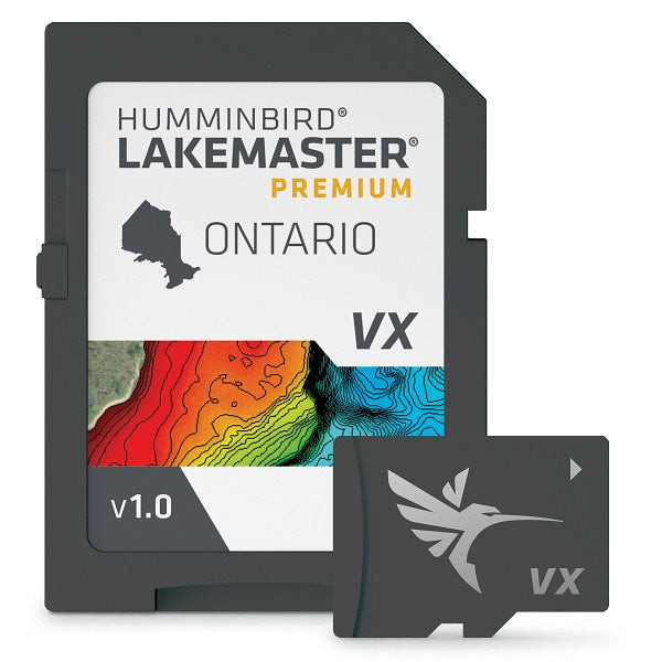 Humminbird Lakemaster VX Wtron Premium Ontario microSD