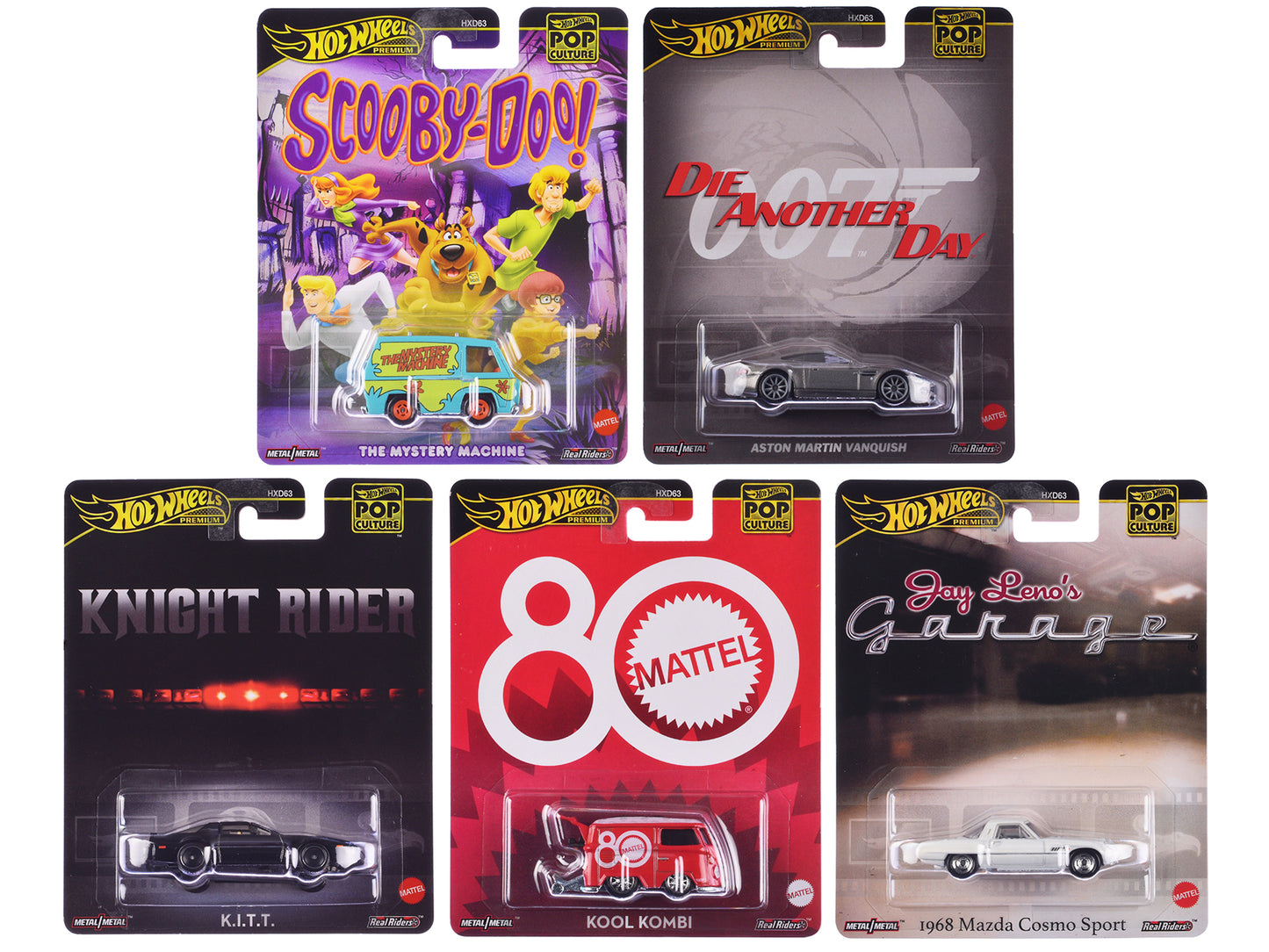 Hot Wheels "Pop Culture 2024" 5 piece Set G "Premium Series" Diecast Model Cars by <h2>"Pop Wheels</h2> <p>High-quality car perfect for collectors and enthusiasts. Features detailed interior exterior
