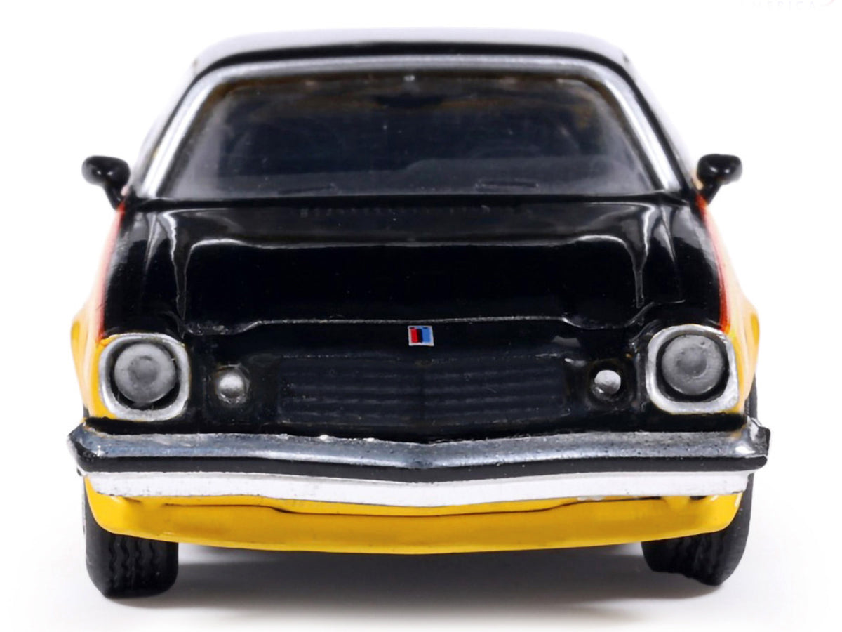 1976 Chevrolet Camaro Rally Sport Black 1/64 Diecast Model Car - Greenlight