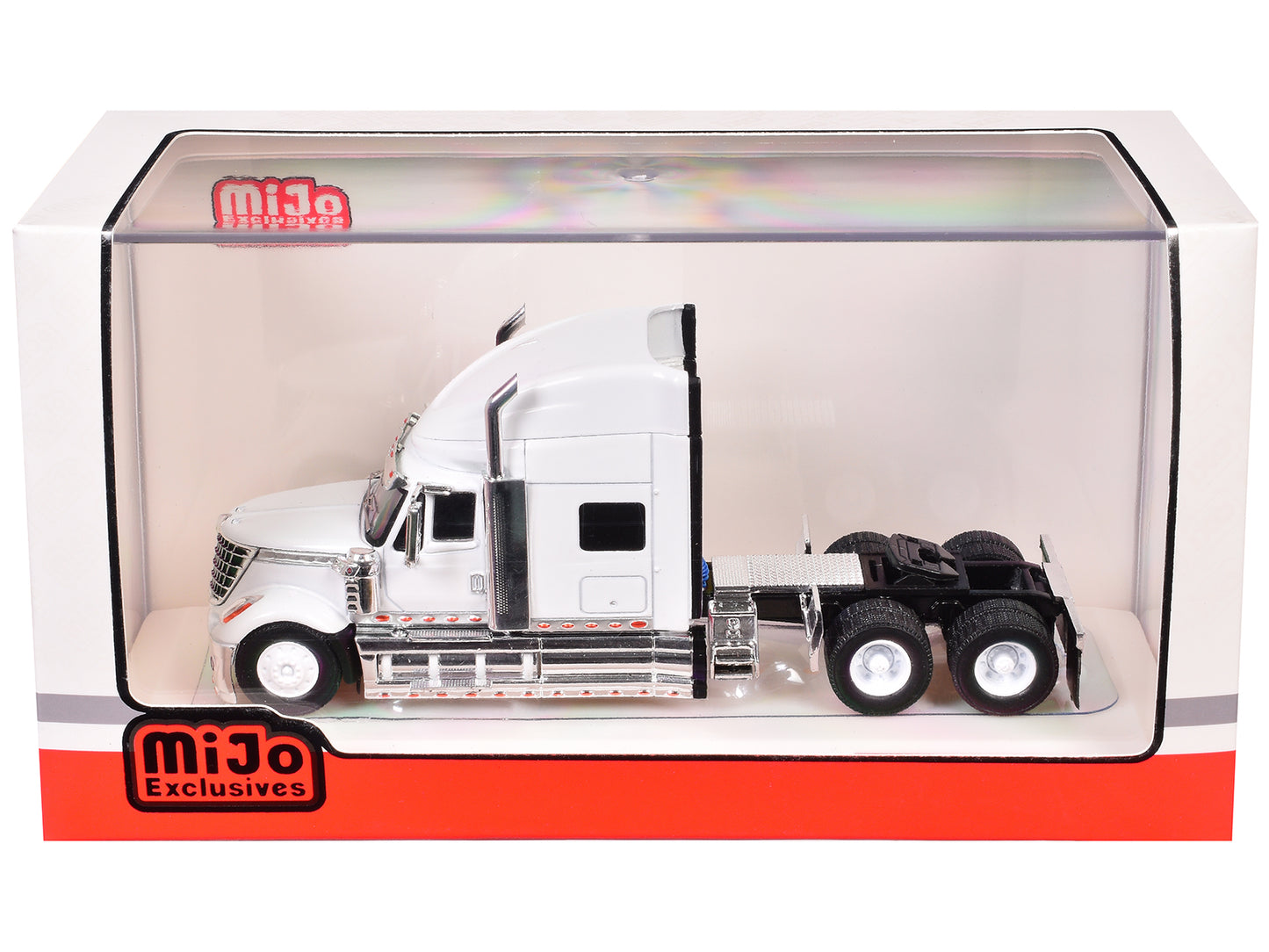 2010 International Lonestar Truck Tractor White 1/64 Diecast Model by IXO Models
