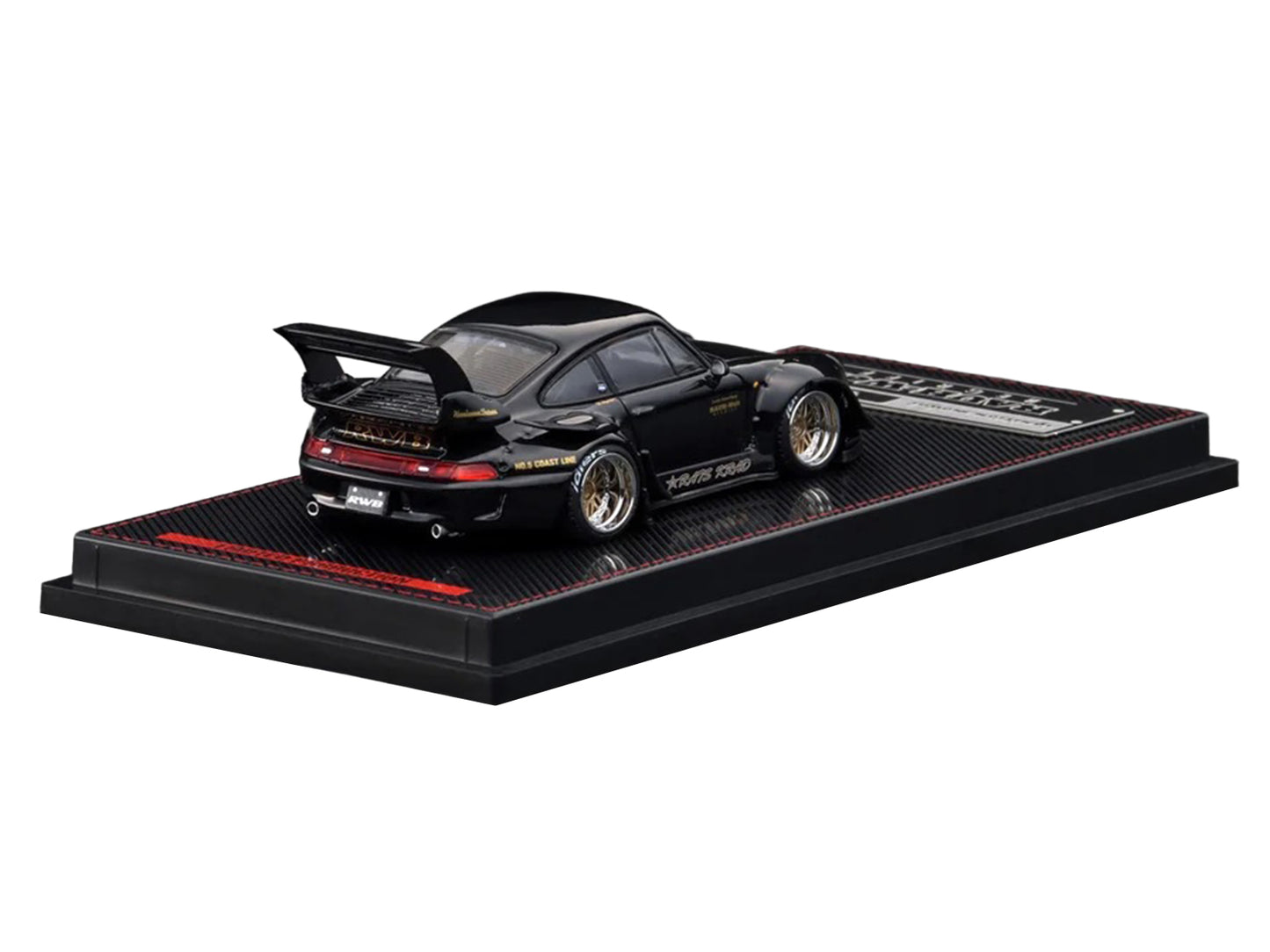 RWB 993 "Dark Star" Black 1/64 Diecast Model Car by Ignition Model