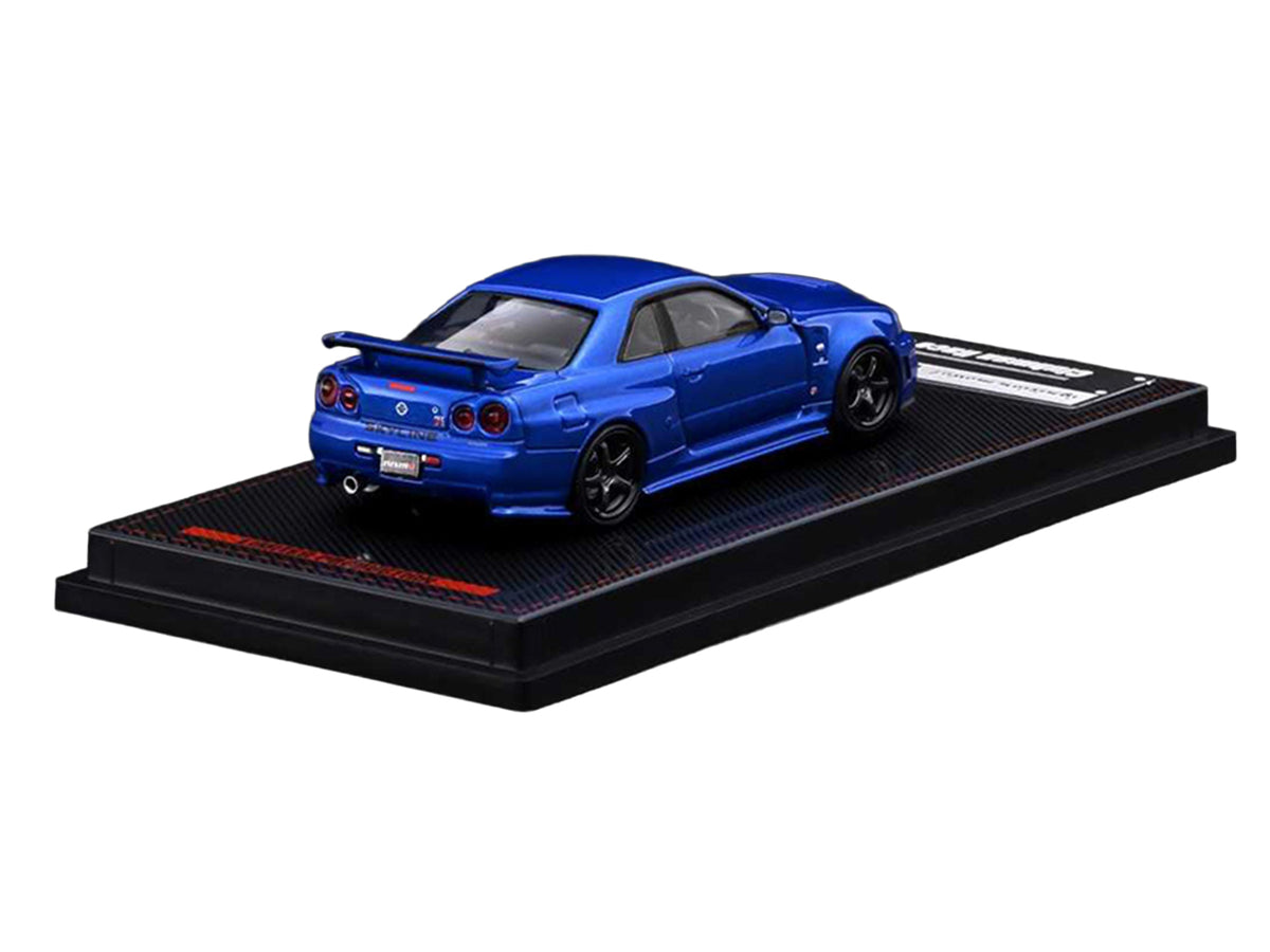 Nissan Skyline GT-R Nismo RHD Blue Metallic 1/64 Diecast by Ignition Model
