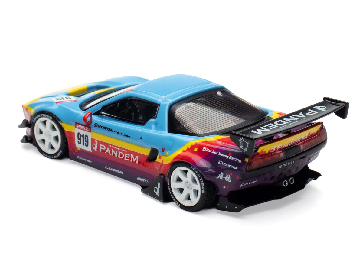 Honda NSX (NA1) #919 "Pandem Rocket Bunny" Light Blue with Graphics "APA XPO 2025 Event Edition" 1/64 Diecast Model Car by Inno Models
