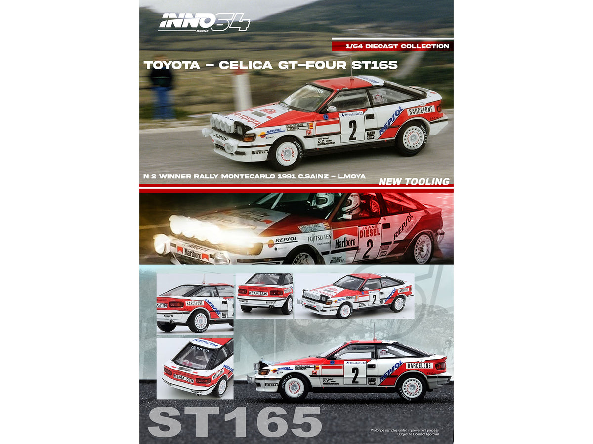 Toyota Celica GT-Four #2 Carlos Sainz - Luis Moya Winner Rally Monte Carlo 1/64