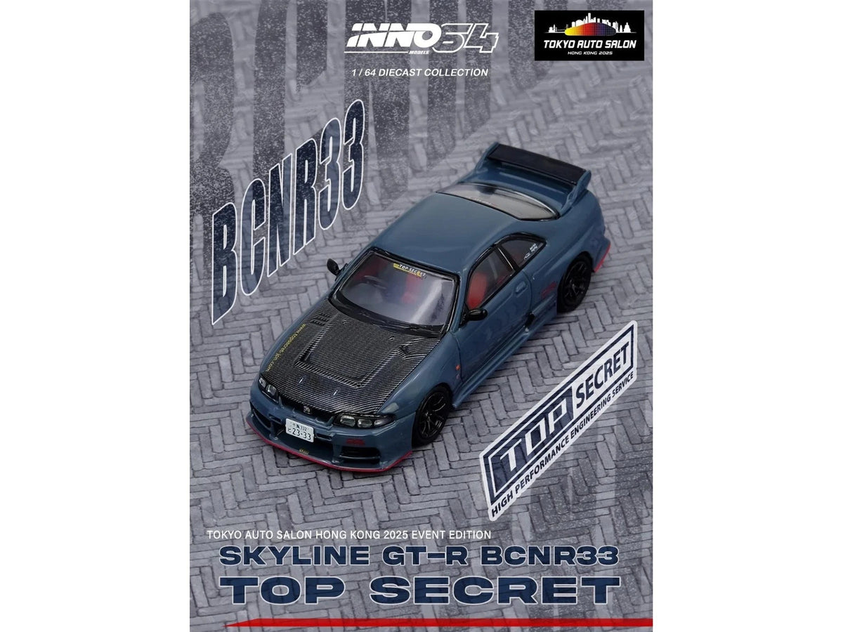 Nissan Top Secret "Tokyo Auto Salon Hong Kong 2025 Event Edition" Set of 2 Pieces 1/64 Diecast Model Car by Inno Models