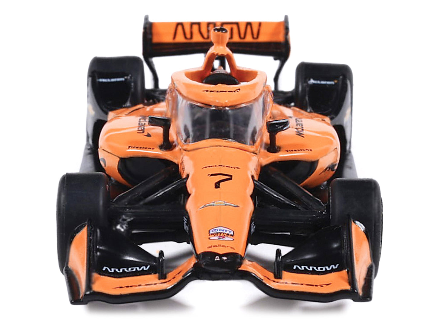 Dallara IndyCar #7 Christian Lundgaard "McLaren" Arrow McLaren IndyCar Team (Road Course Configuration) "NTT IndyCar Series" (2026) 1/64 Diecast Model by IXO Models