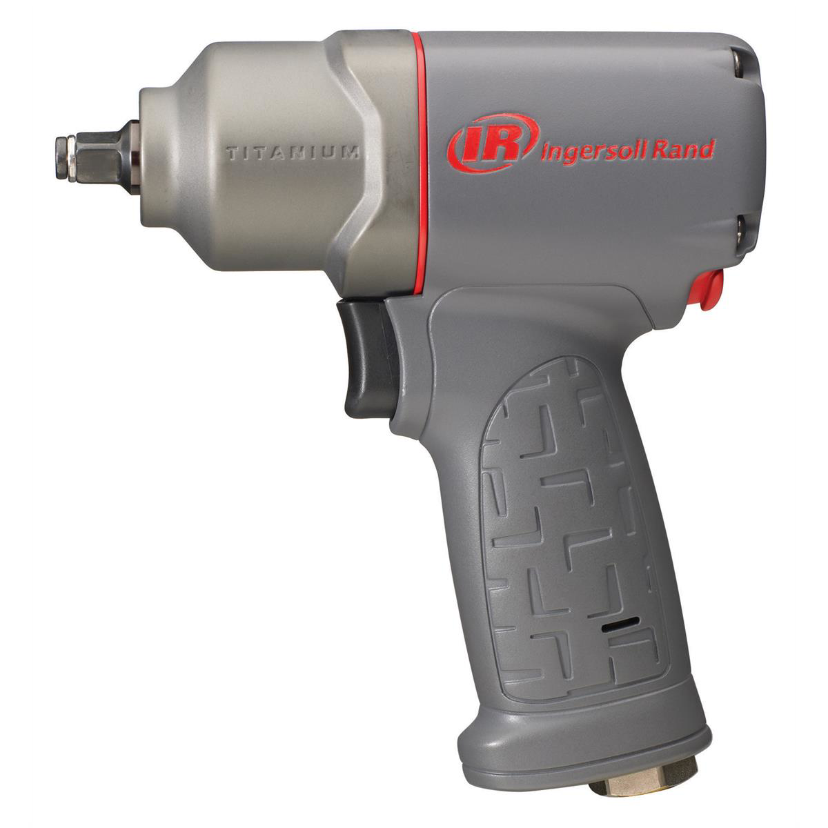 Ingersoll Rand 3/8" Air Impact Wrench, 300 ft-lbs Max Torque, Maintenance Duty, Pistol Grip, Titanium Hammercase