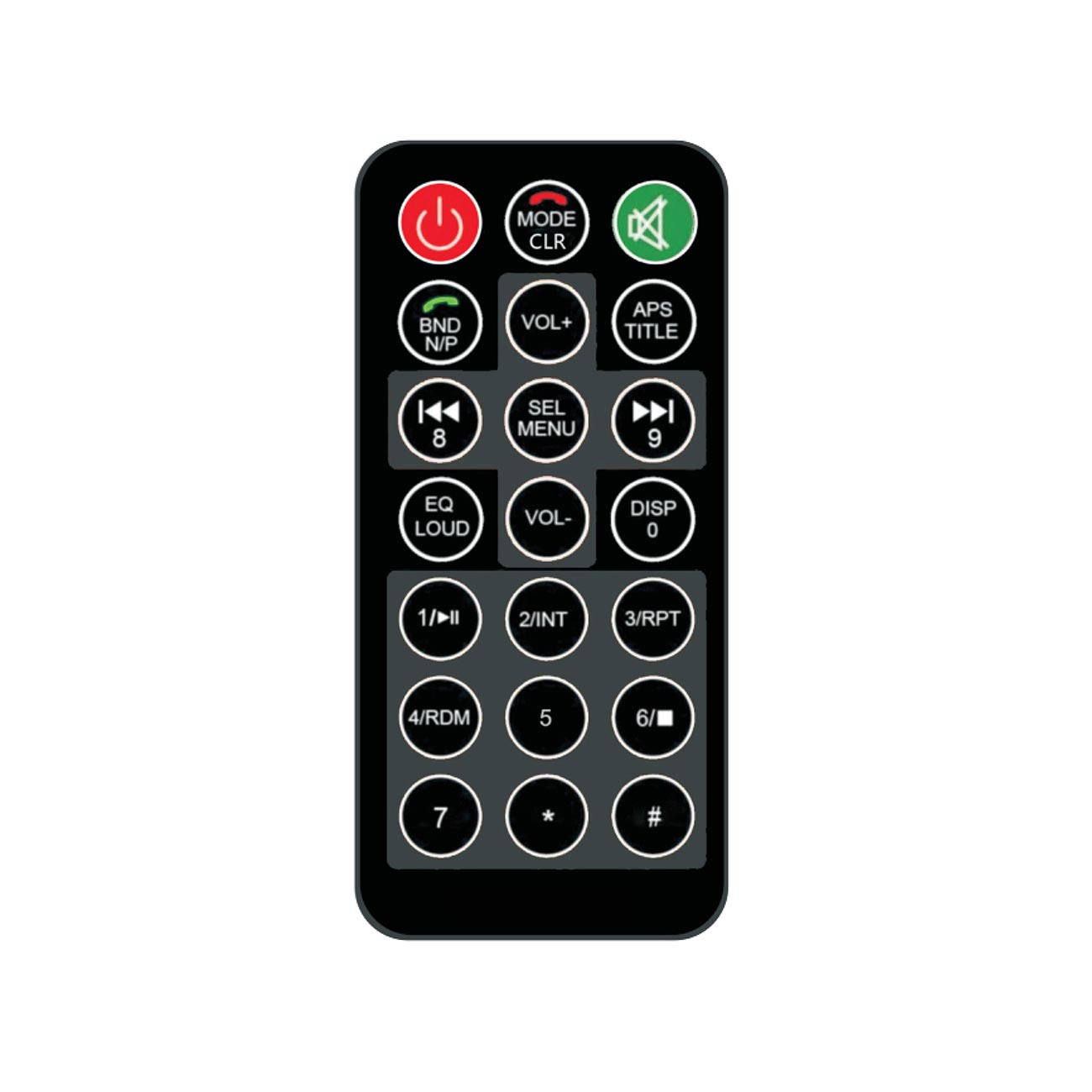 Blaupunkt Detachable Face Mechless AM/FM Receiver with Bluetooth USB/SD Inputs & Remote