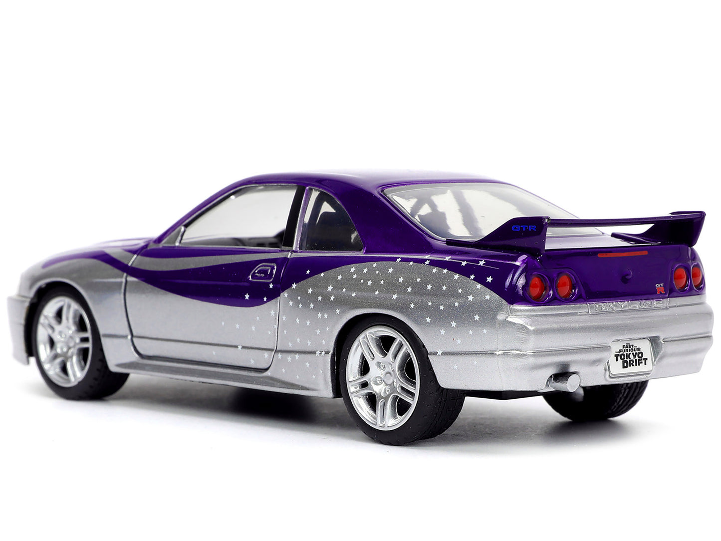 1995 Nissan Skyline GT-R (BCNR33) Purple and Silver Metallic "Fast & Furious" Series 1/32 Diecast Model Car by Jada <h2>1995 Jada</h2> <p>High-quality perfect for collectors enthusiasts. Features deta