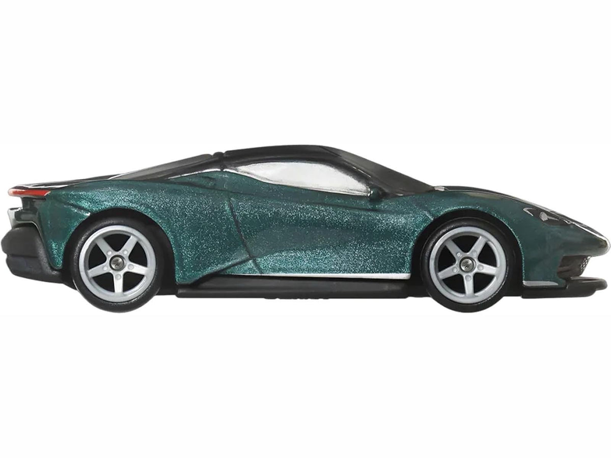 Automobili Pininfarina Battista Green Metallic Diecast Model Car - Hotwheels