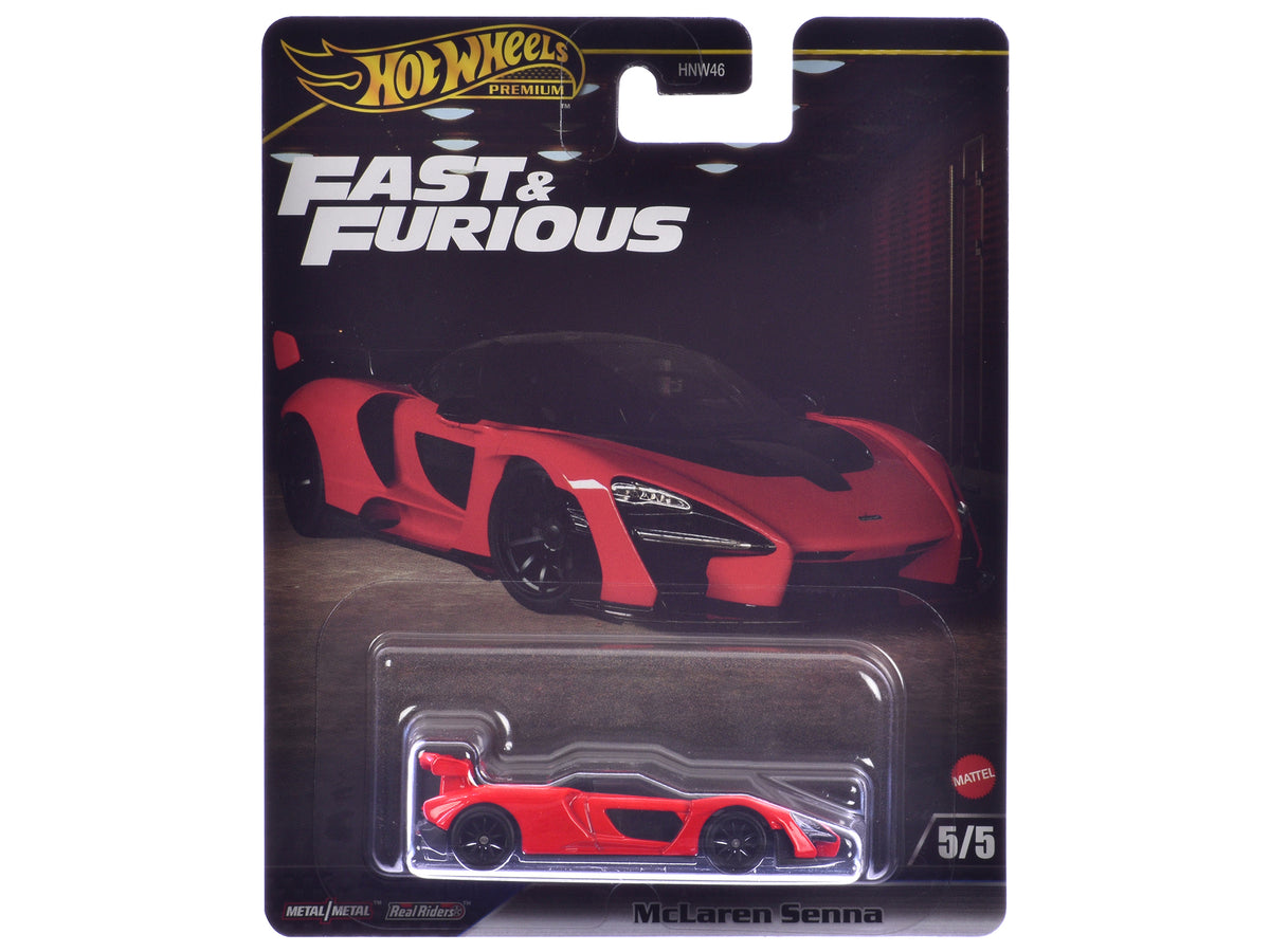 McLaren Senna Red (2023) Movie Diecast Model Car Diecast Model Car - Hotwheels