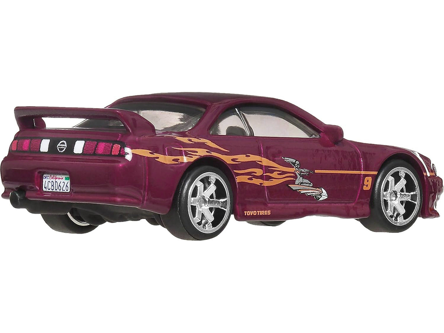 Hot Wheels Nissan 240SX (S14) RHD (Right Hand Drive) Maroon with Graphics "The Fast and the Furious" (2001) Movie "Fast & Series Diecast Model Car by <h2>Nissan Wheels</h2> <p>High-quality perfect for