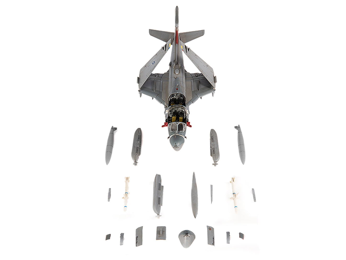 Grumman EA-6B Prowler Attack Aircraft "VAQ-136 Gauntlets USS George Washington" (2012) United States Navy 1/72 Diecast Model by JC Wings