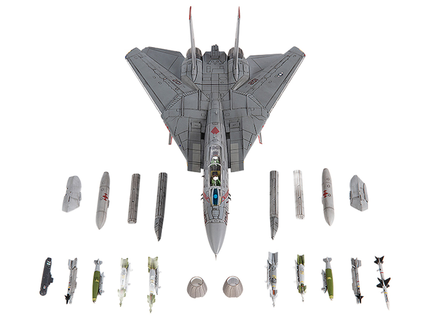 Grumman F-14B Tomcat Fighter Aircraft "VF-102 Diamondbacks Operation Enduring Freedom" (2001) United States Navy 1/72 Diecast Model by JC Wings