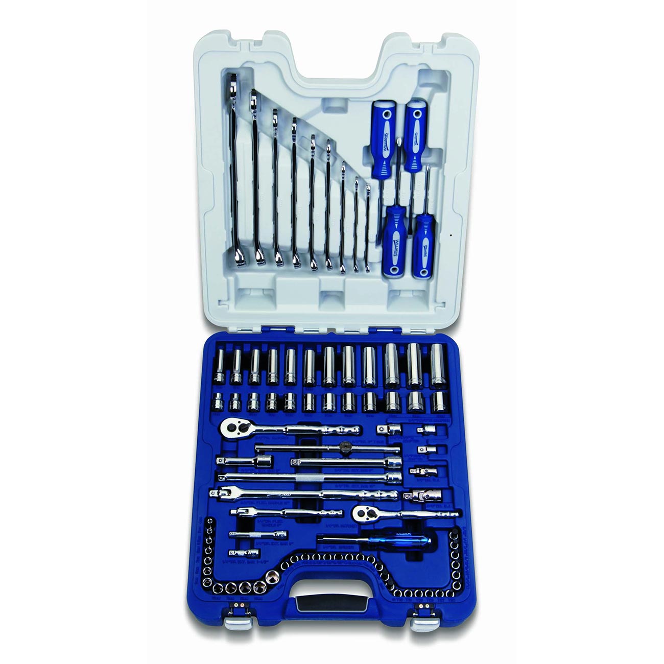 Williams 3/8″ - 1/4" Drive Master Deluxe Socket/Tool Set (89-Piece)