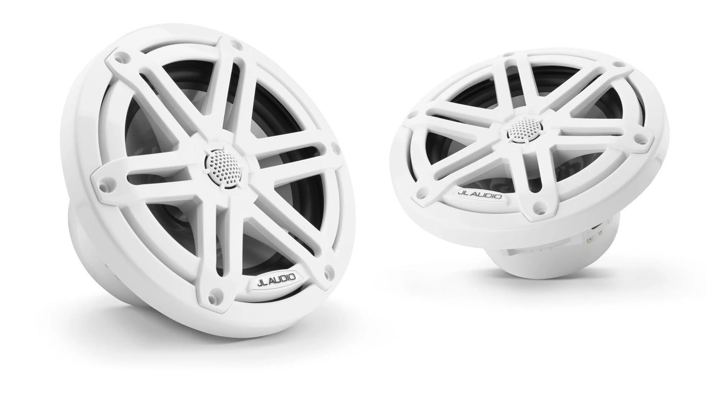 JL Audio M3 6.5in Wtron Coaxial Speakers White Sport Grille
