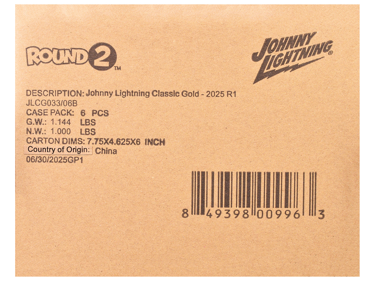 "Classic Gold Collection" 2025 Release 1 Set B of 6 Cars 1/64 Diecast Cars