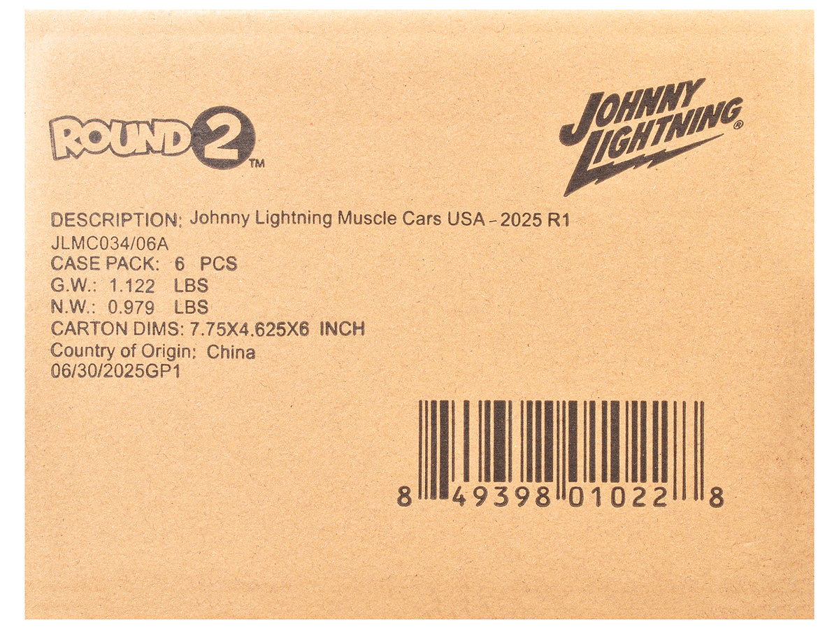 "Muscle Cars USA" 2025 Release 1 Set A of 6 pcs 1/64 Diecast Cars