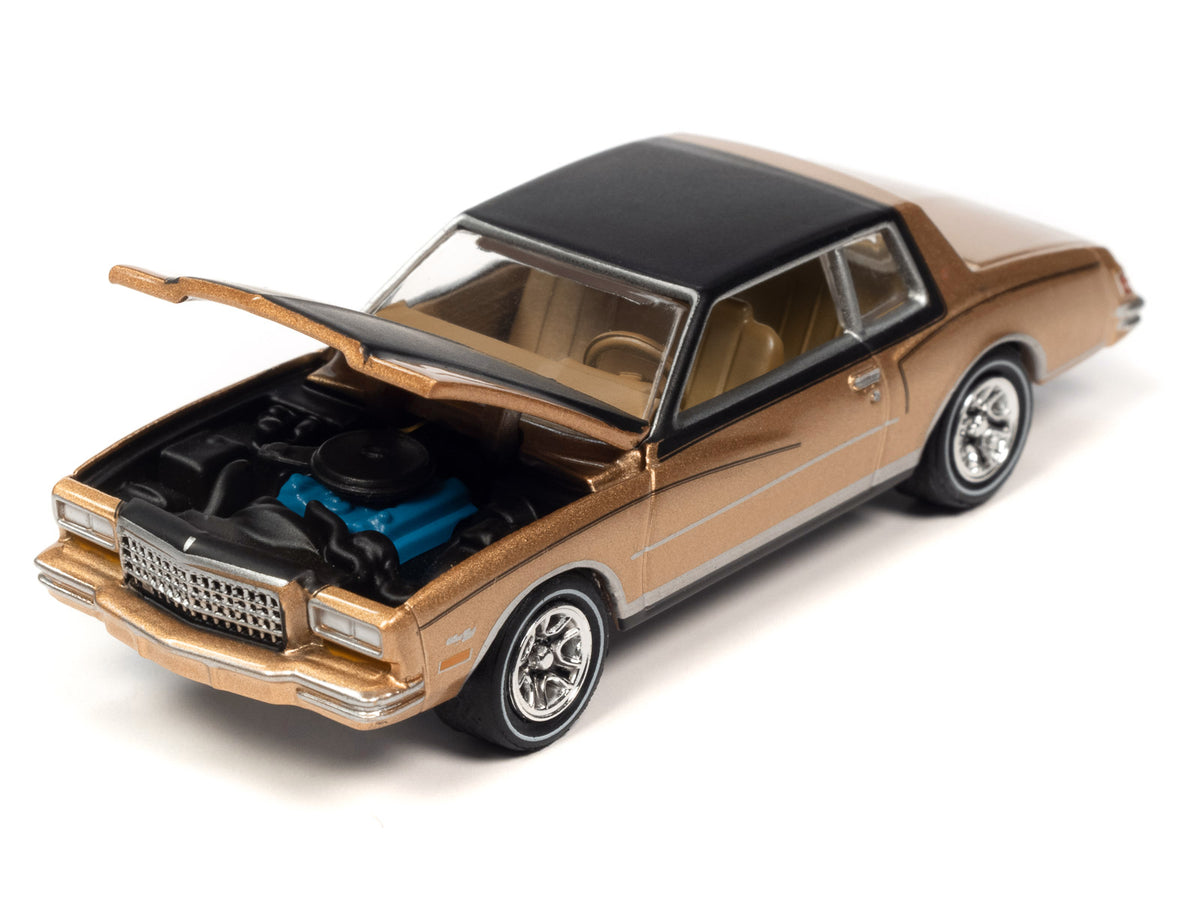 1980 Chevrolet Monte Carlo Camel Gold Top Hood OK Used Cars 2023 1/64 Diecast
