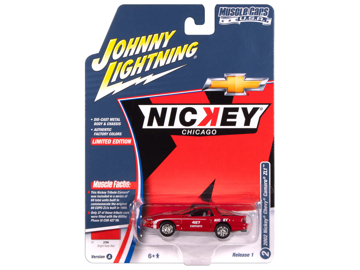 2002 Chevrolet Nickey Camaro ZL1 Bright Rally Stripes Muscle Cars USA 1/64