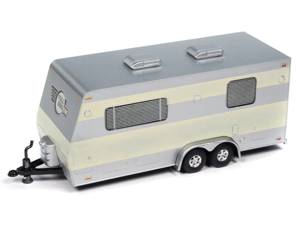 1953 Buick Super Cream with Travel Trailer Limited Edition Tow & Go 1/64 Diecast