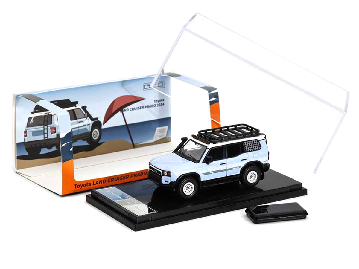 2024 Toyota Land Cruiser Prado Top Stripes Roof Rack Accessory 1/64 Diecast