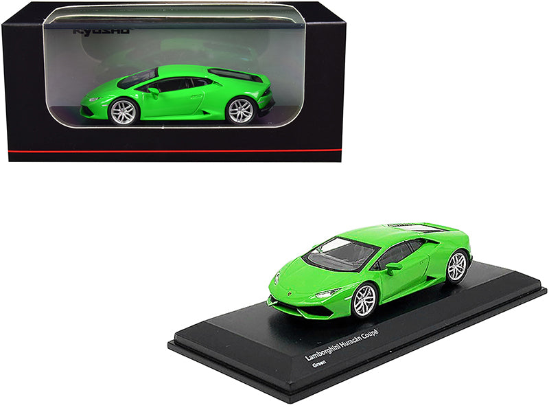 Lamborghini Huracan Coupe Bright Green 1/64 Diecast by Kyosho