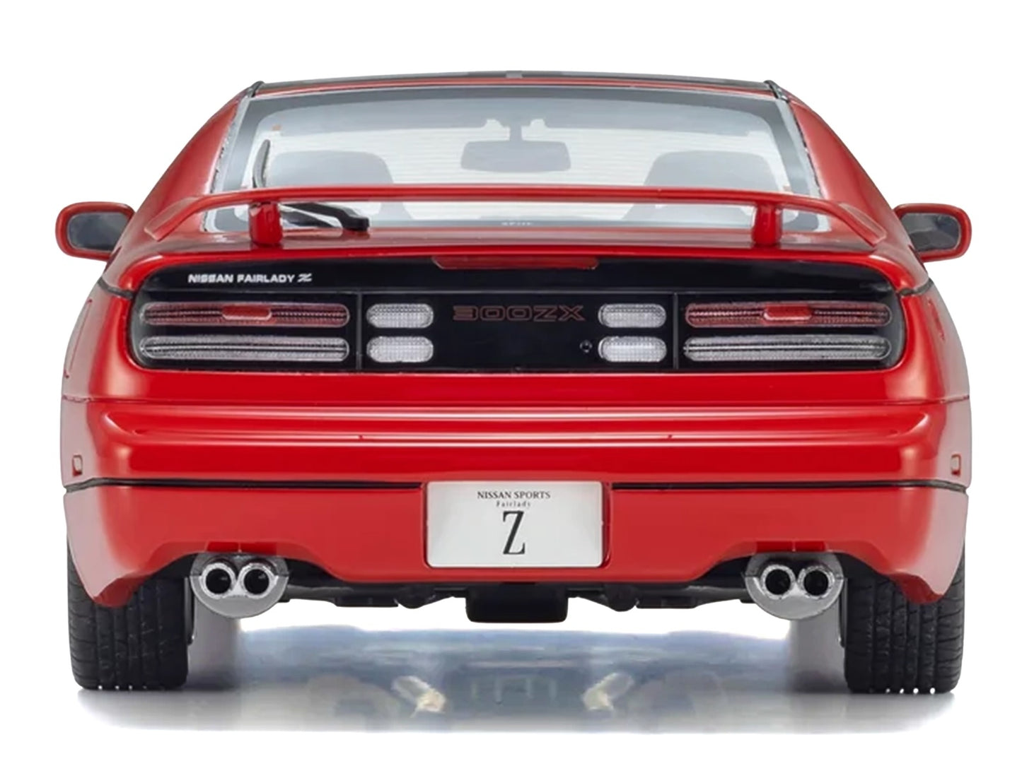 Nissan Fairlady Z (Z32) Version R 2by2 RHD (Right Hand Drive) Red 1/18 Model Car by Kyosho KSR18028P