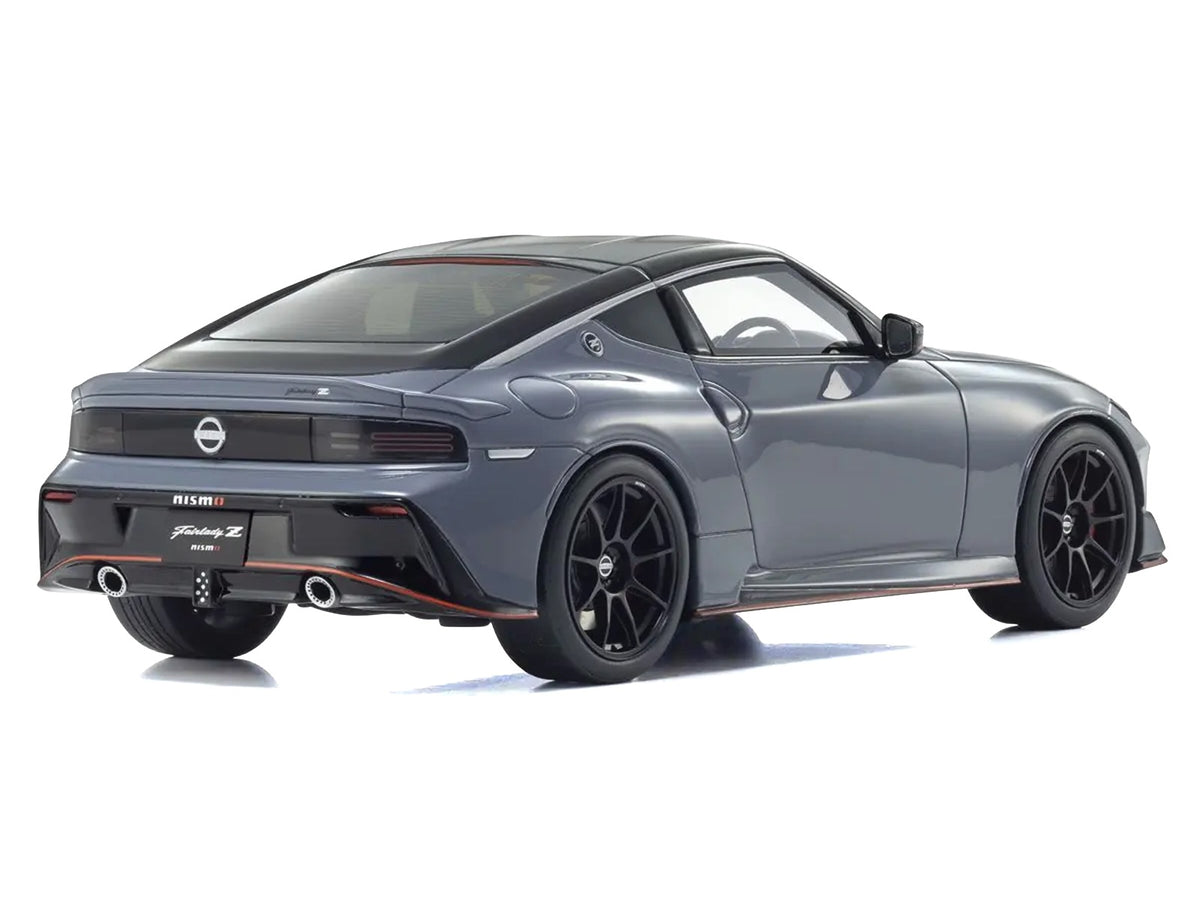 Nissan Fairlady Z NISMO RHD (Right Hand Drive) Gray with Black Top 1/18 Model