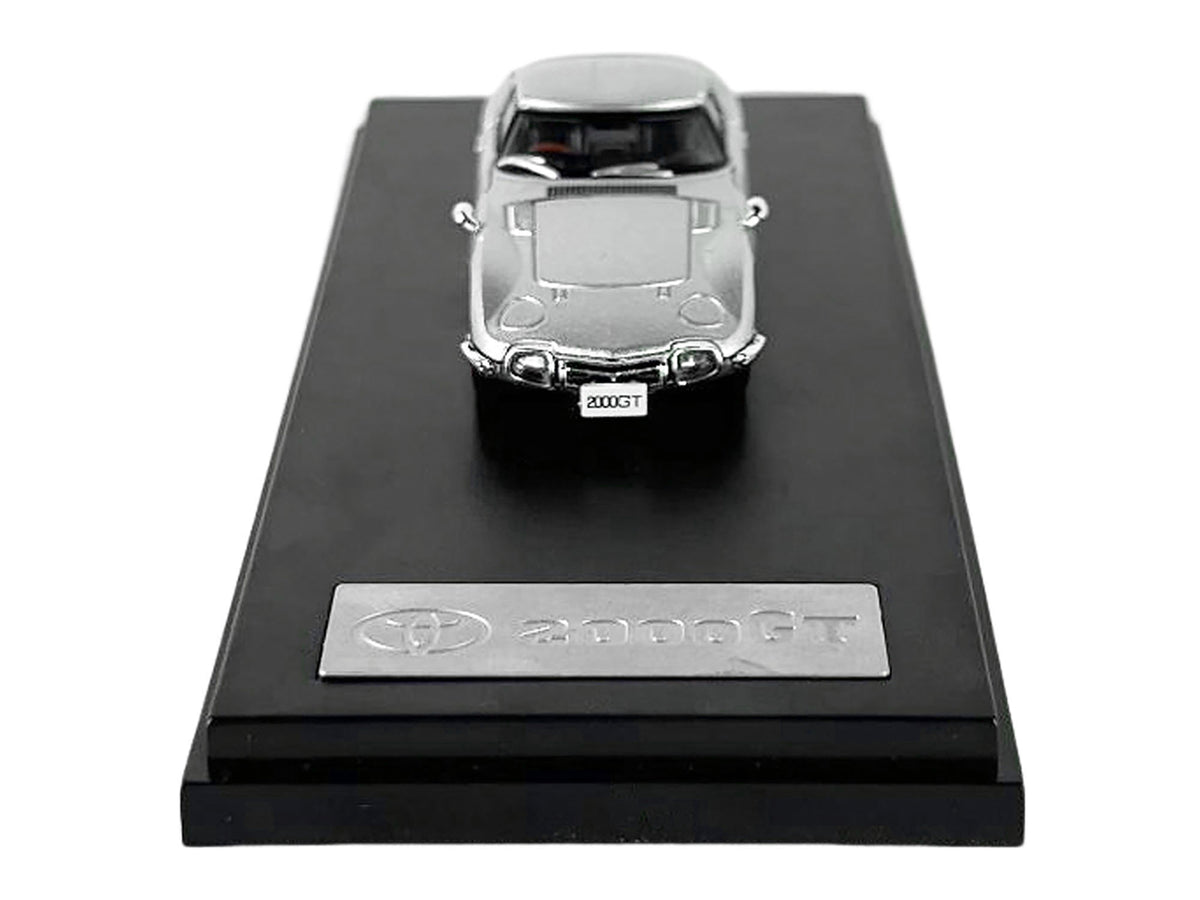 Toyota 2000GT RHD (Right Hand Drive) Silver Metallic 1/64 Diecast by LCD Models