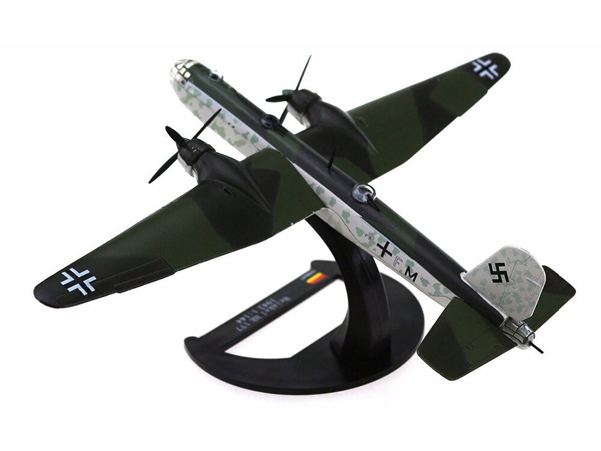 Heinkel He 177 Bomber Aircraft German Luftwaffe 1/144 Diecast Airplane by Luppa