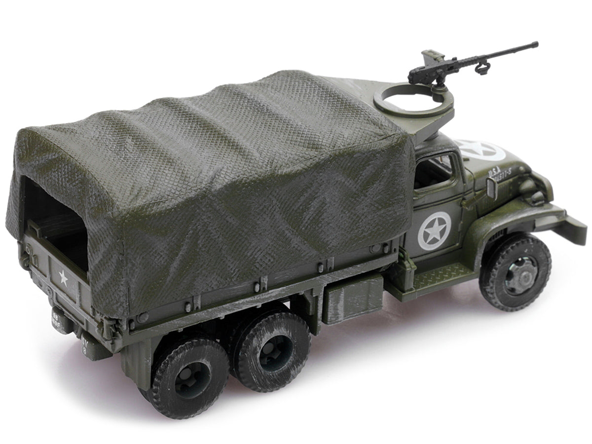 GMC CCKW 353 Truck Mounted Gun Drab 4734511-S US Army World War II 1/72 Diecast