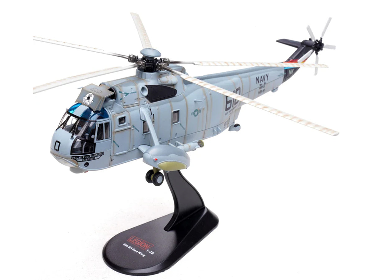 Sikorsky SH-3H Sea King Helicopter United States Navy 1/72 Diecast by Legion